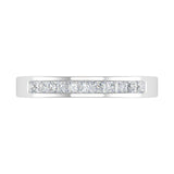 0.27 Carat Channel Set Diamond Wedding Band Ring in Gold - IGI Certified