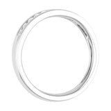1/4 Carat Channel Set Diamond Wedding Band Ring in Gold