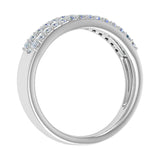1/2 Carat Baguette and Round Shape Diamond Wedding Band Ring in Gold
