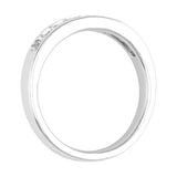 1/2 Carat Channel Set Princess Cut Diamond Wedding Band Ring in Gold
