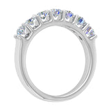 1 Carat 7-Stone Diamond Wedding Band Ring in Gold - IGI Certified