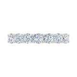 1 Carat 7-Stone Diamond Wedding Band Ring in Gold - IGI Certified
