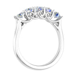 1 Carat (ctw) 5-Stone Diamond Wedding Band Ring in Gold - IGI Certified