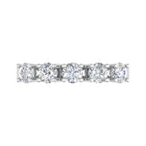 1 Carat (ctw) 5-Stone Diamond Wedding Band Ring in Gold - IGI Certified
