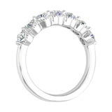 1 Carat 7-Stone Diamond Wedding Band Ring in Gold - IGI Certified