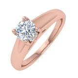 1/2 Carat Solitaire Diamond Engagement ring in Gold - IGI Certified