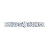 1 Carat Diamond Wedding Band Ring in Gold - IGI Certified