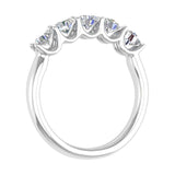 1 Carat (ctw) 5-Stone Diamond Wedding Band Ring in Gold - IGI Certified