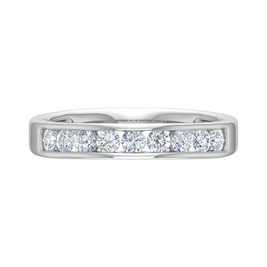 1/2 Carat Channel Set Diamond Wedding Band Ring in Gold
