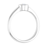 1/5 Carat Bezel Set Solitaire Diamond Engagement Ring Band in Gold