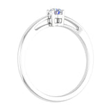 1/5 Carat 4-Prong Set Diamond Solitaire Engagement Ring Band in Gold - IGI Certified