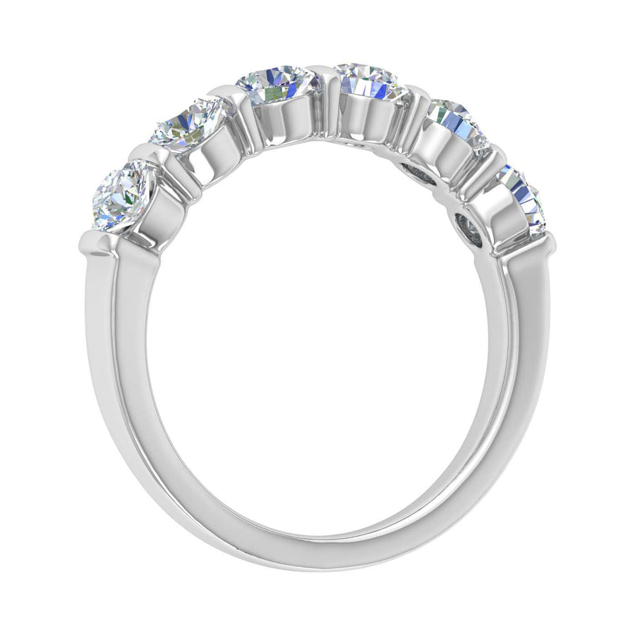 1 1/5 Carat Diamond Wedding Band Ring in Gold - IGI Certified