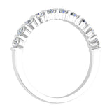 Gold Channel Set Diamond Wedding Band Ring (1/2 Carat)