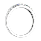 1/10 Carat Channel Set Diamond Wedding Anniversary Ring in Gold - IGI Certified