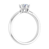 1/2 Carat 6-Prong Set Diamond Solitaire Engagement Ring in Gold