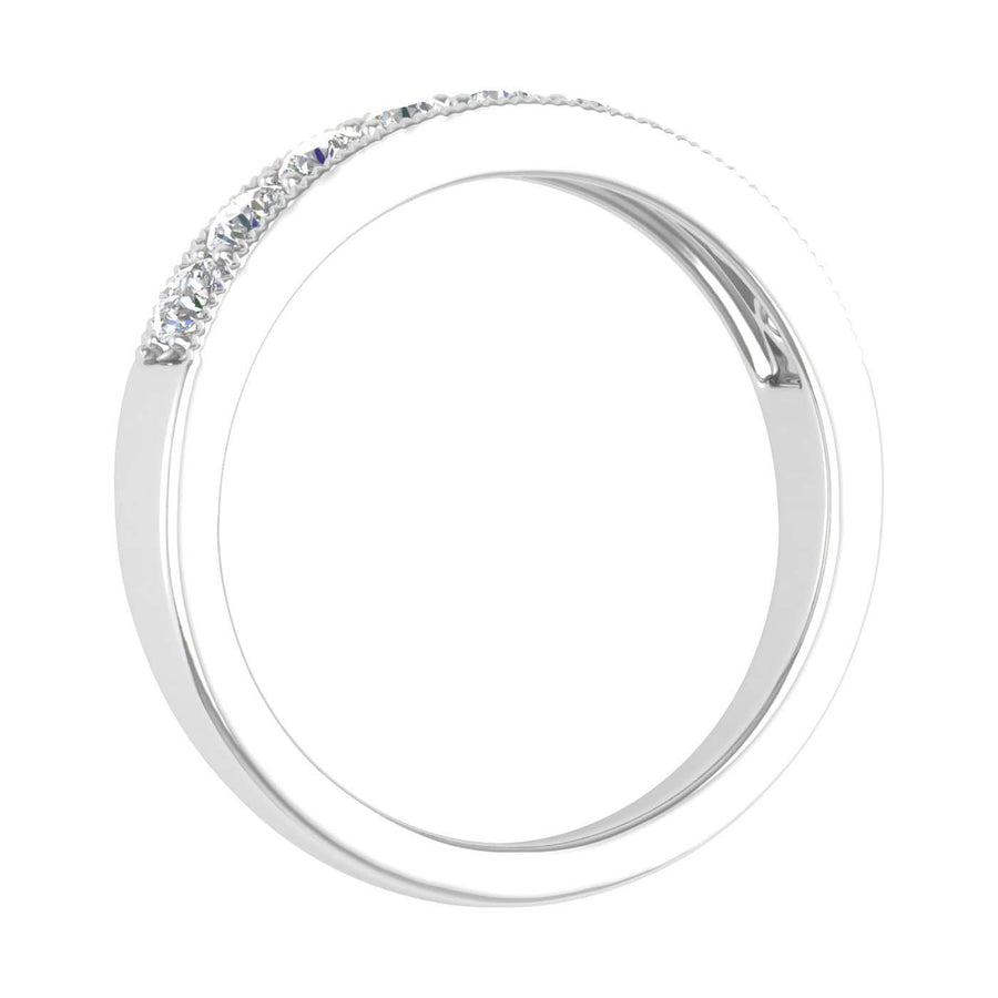 1/2 Carat Round Diamond Wedding Band Ring in Gold