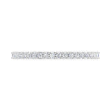 1/5 Carat Prong Set Diamond Wedding Band Ring in Gold - IGI Certified