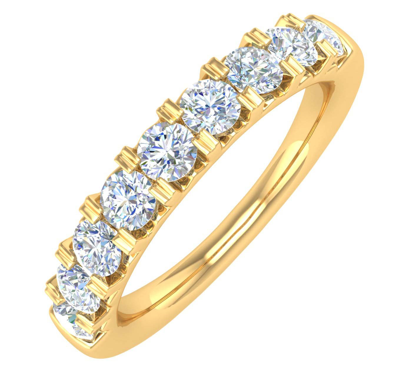 1 Carat (ctw) Women Diamond Wedding Band Ring in Gold