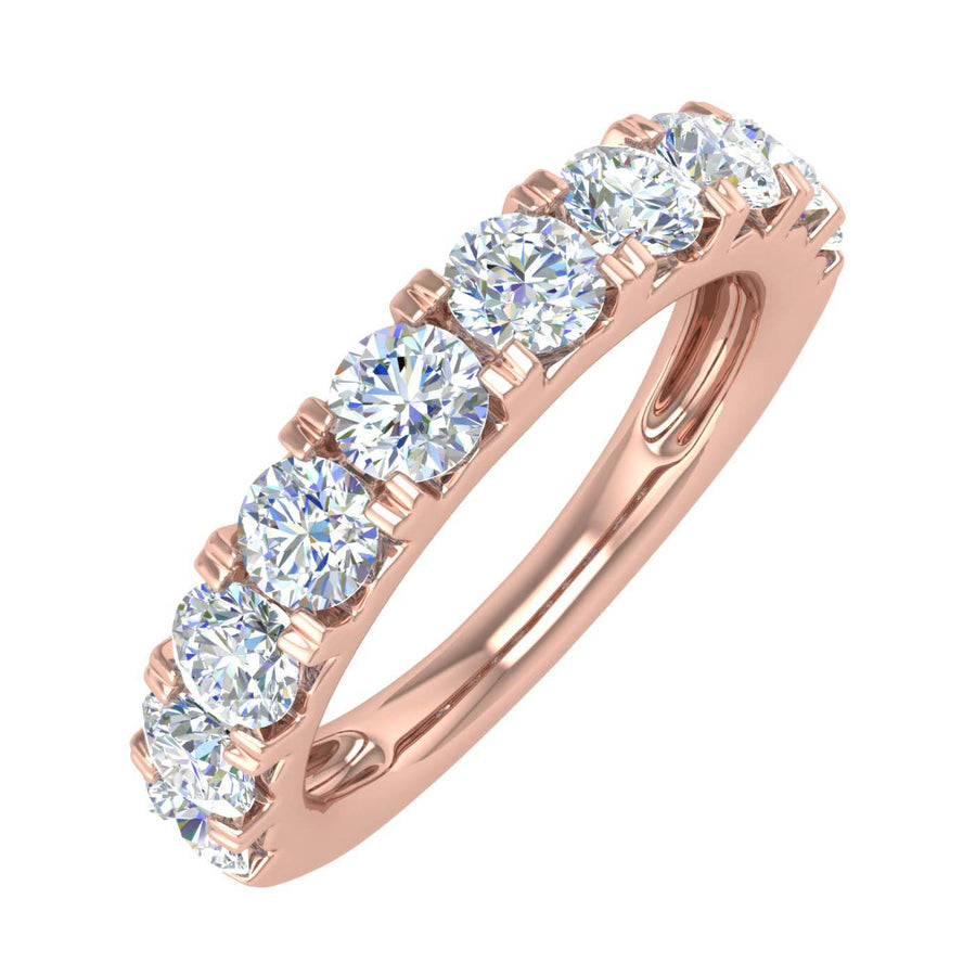 1 1/2 Carat Diamond Wedding Band Ring in Gold