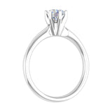 1/2 Carat 6-Prong Set Diamond Solitaire Engagement Ring in Gold - IGI Certified-RG-15123-0050-I1I2J-14KW-IG-Preview 1