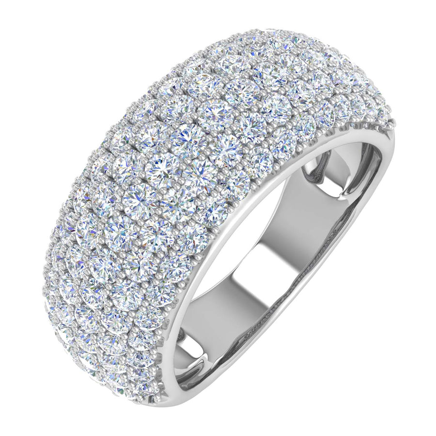 1.80 Carat Diamond Wedding Band Ring in Gold