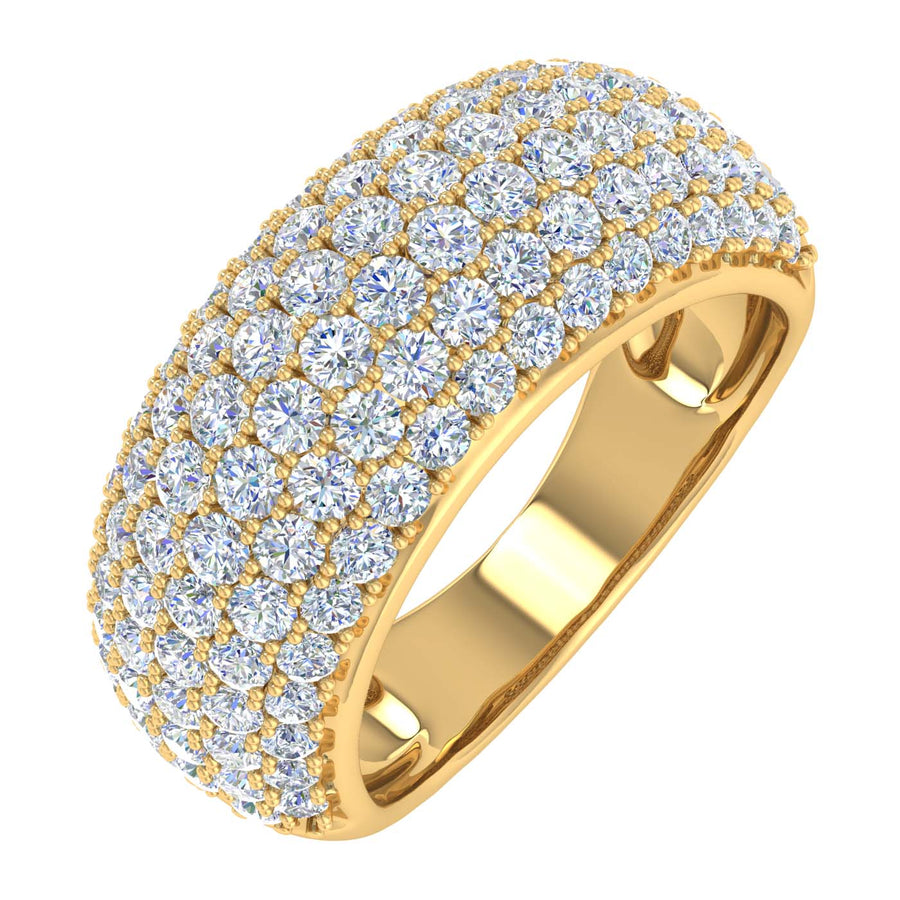 1.80 Carat Diamond Wedding Band Ring in Gold