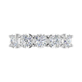 1 Carat 5-Stone Diamond Wedding Band Ring in Gold
