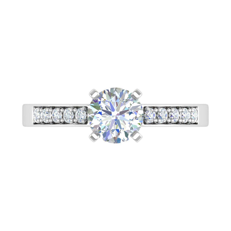 1.12 Carat Diamond Engagement Ring in Gold - IGI Certified