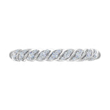 0.15 Carat Diamond Wedding Band Ring in Gold