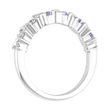 1/4 Carat Round Diamond Wedding Band Ring in Gold - IGI Certified