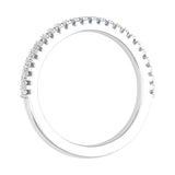 1/5 Carat Prong Set Diamond Wedding Band Ring in Gold - IGI Certified