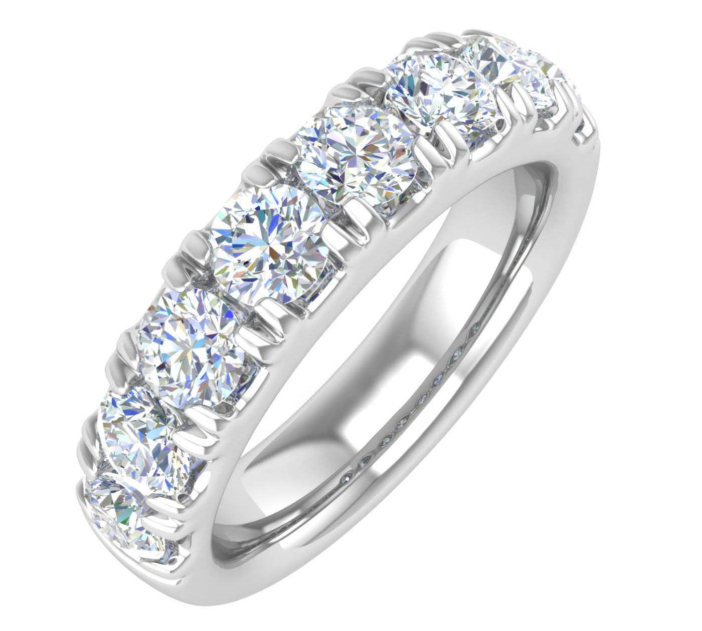 Gold Diamond Wedding Band Ring (1.25 Carat)-Thumbnail