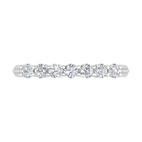1/2 Carat Round Diamond Wedding Band Ring in Gold