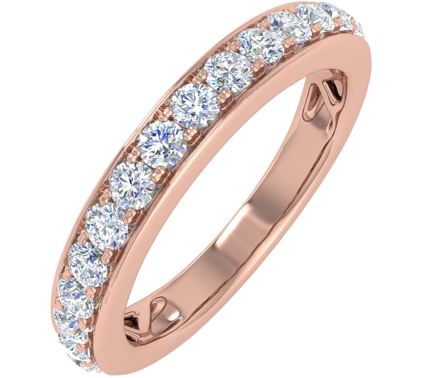1/4 Carat Diamond Wedding Band Ring in Gold