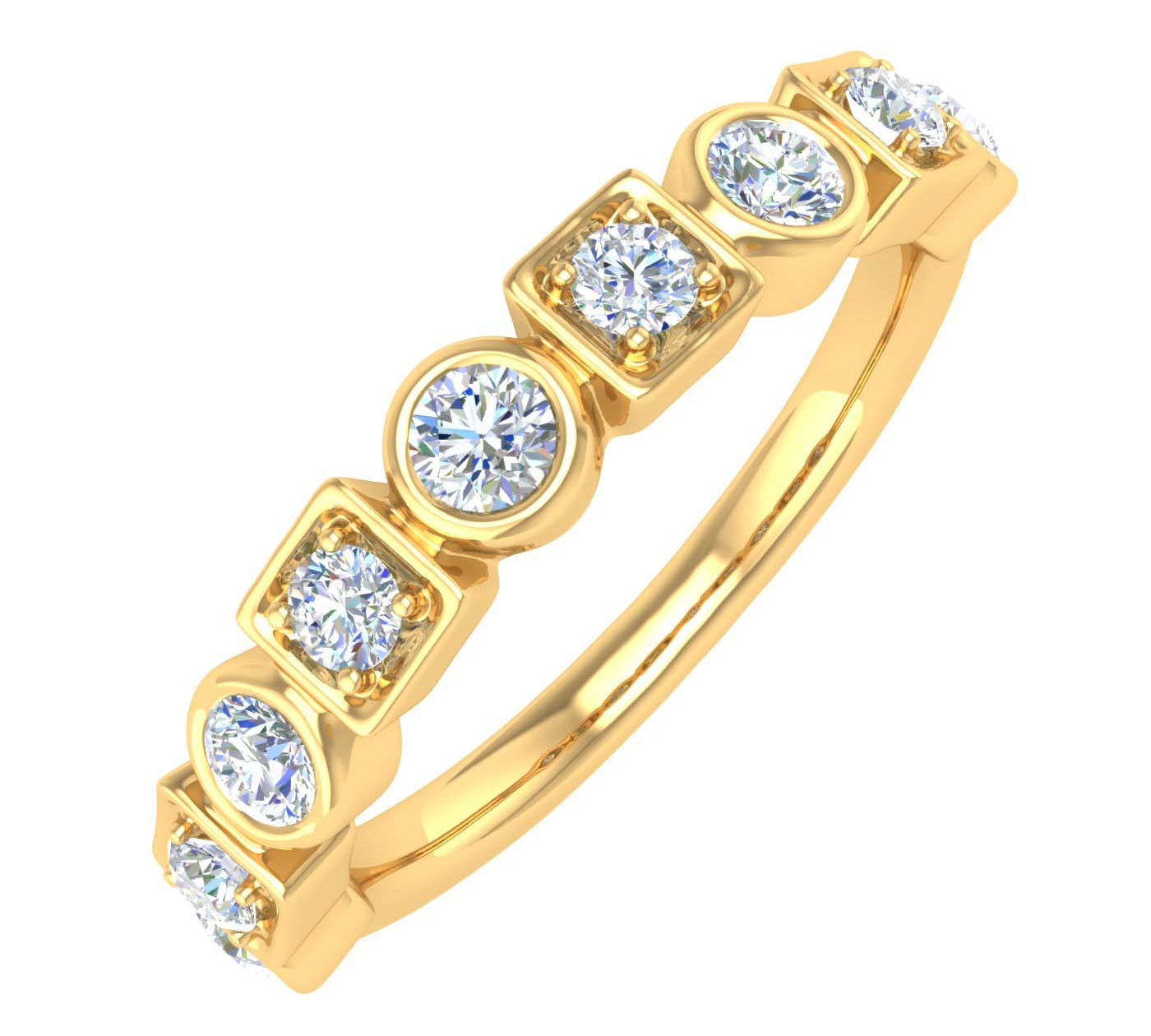 1/2 Carat Diamond Wedding Ring in Gold