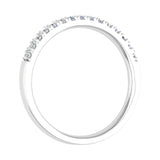 1/5 Carat Prong Set Diamond Wedding Band Ring in Gold - IGI Certified