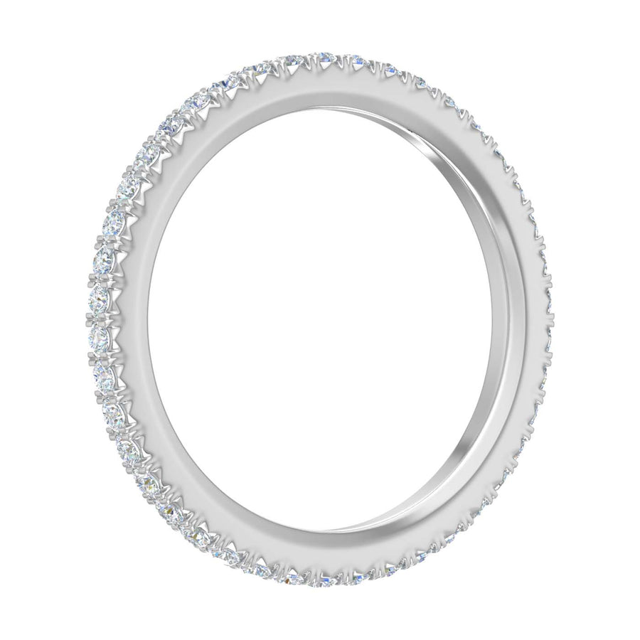 1/2 Carat Diamond Wedding Band Ring in Gold - IGI Certified