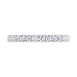 1/2 Carat Round Diamond Wedding Band Ring in Gold - IGI Certified
