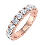 3/4 Carat Diamond Wedding Band Ring in Gold