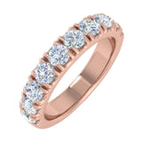 1 Carat Diamond Wedding Band Ring in Gold - IGI Certified
