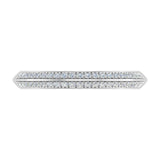 1/5 Carat Prong Set Diamond Wedding Band Ring in Gold