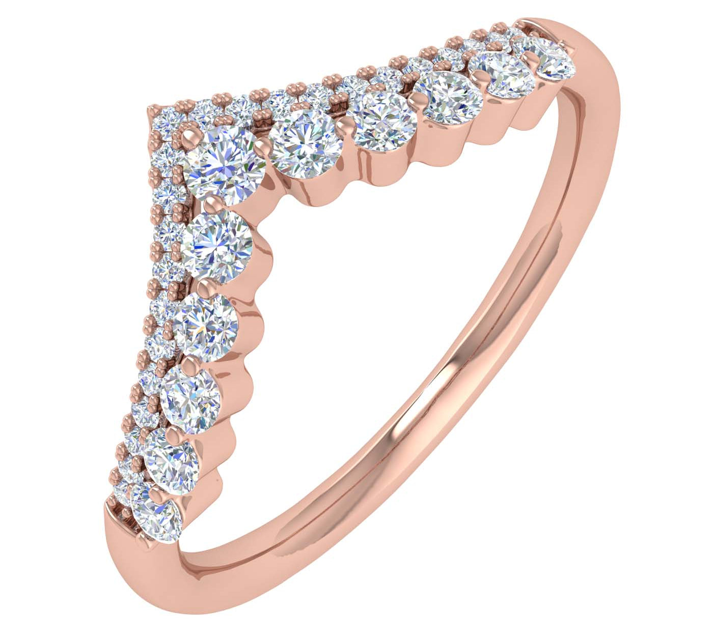 1/4 Carat Diamond Wedding Anniversary Enhancers Ring Band in Gold