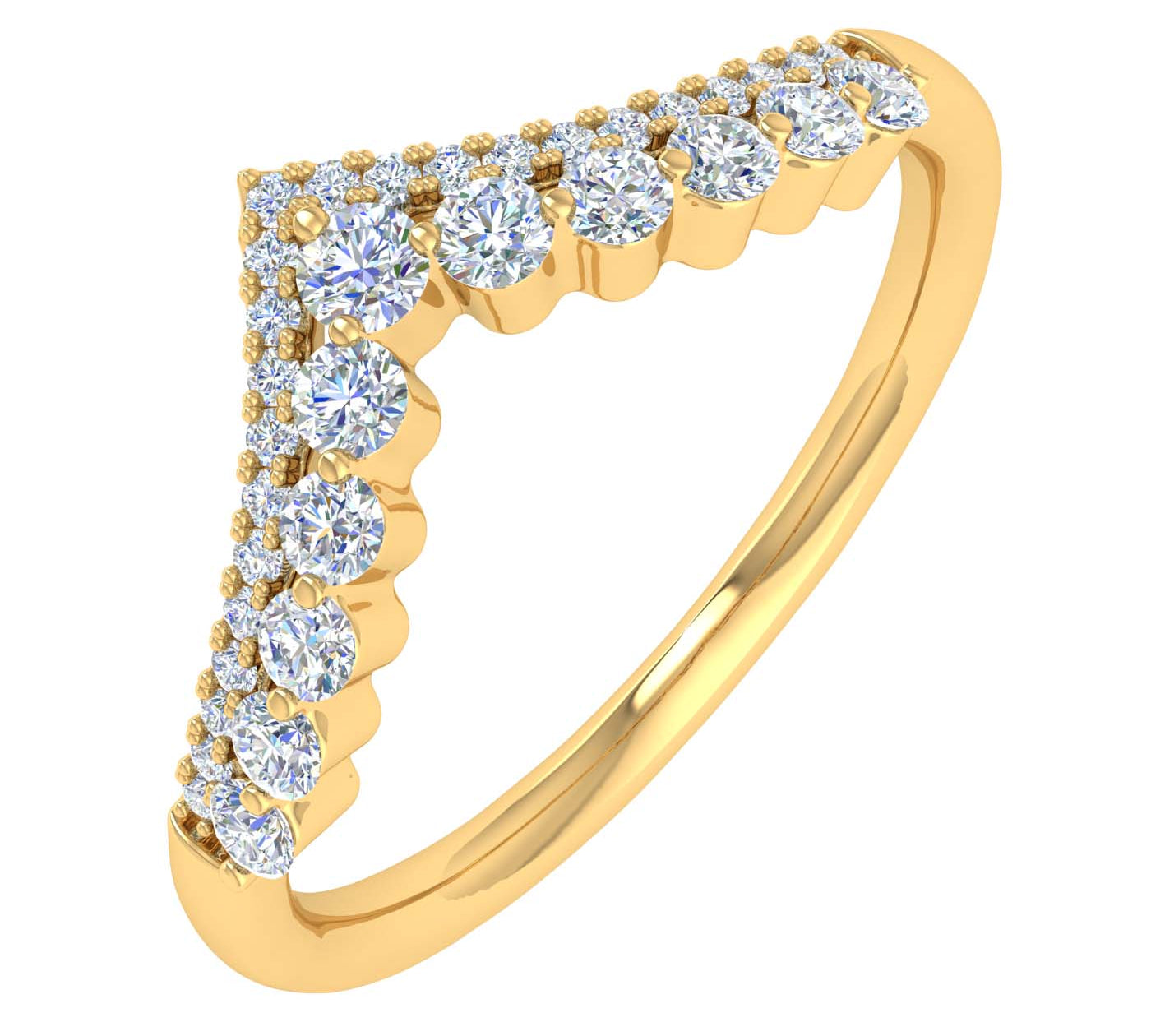 1/4 Carat Diamond Wedding Anniversary Enhancers Ring Band in Gold