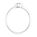 1/4 Carat Bezel Set Diamond Solitaire Engagement Ring Band in Gold - RG-21864-I1I2G-14KW - Preview 2