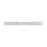 0.08 Carat Diamond Wedding Band Ring in Gold