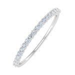 0.13 Carat Diamond Wedding Band Ring in Gold