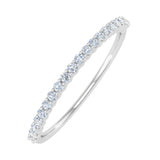 0.13 Carat Diamond Wedding Band Ring in Gold