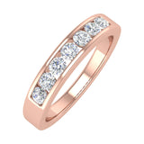 1/2 Carat Channel Set Diamond Wedding Band Ring in Gold