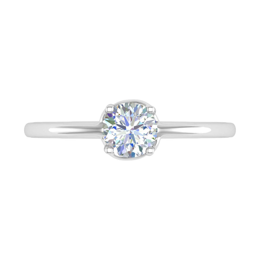 1/2 Carat Diamond Solitaire Engagement Ring in Gold