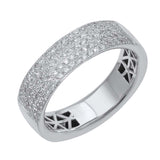 1/2 Carat Diamond Wedding Band Ring in Gold - IGI Certified
